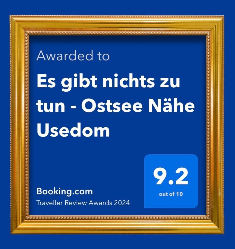 Es Gibt Nichts Zu Tun - Ostsee Naehe Usedom Spantekow Exteriör bild